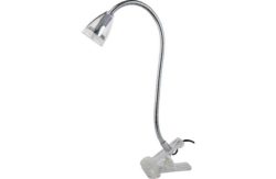 Collection LED Clip Desk Lamp - Clear.